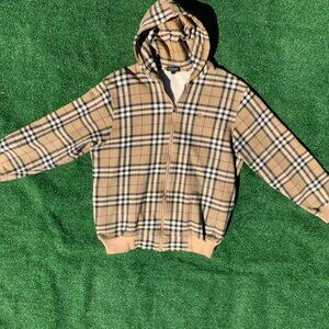 Burberry Check Jacket Boys Jacket Sz 20 Mens XS